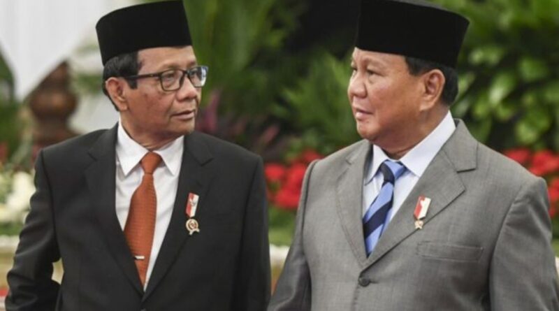 Mahfud Md Dan Prabowo Telah Diberikan Izin Cuti Oleh Presiden