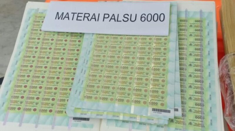 Gegara Memalsukan Meterai Pasutri Berujung Dipenjara