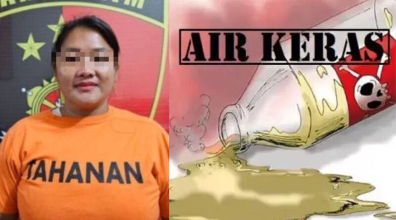 Istri di Muba Siram Suaminya dengan Air Keras Gegara Sakit Hati