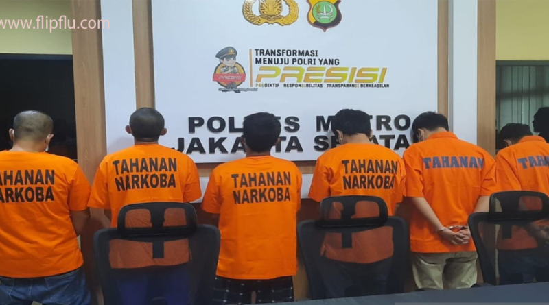 Tujuh Tersangka Pengedaran Narkoba